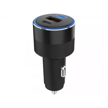 Cargador de coche Sandberg 3en1 130W USB-C PD cargador rápido universal