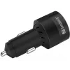 Cargador de coche Sandberg 3en1 130W USB-C PD cargador rápido universal
