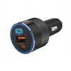 Cargador de coche Sandberg 3en1 130W USB-C PD cargador rápido universal