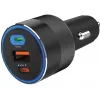 Cargador de coche Sandberg 3en1 130W USB-C PD cargador rápido universal