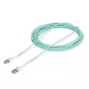 StarTech.com cable de fibra óptica multimodo OM4 LC a LC (UPC) de 10m (32.8ft) con lengüetas push-pull, 50/125µm, 100G, resistente a curvaturas, baja atenuación de inserción – cable jumper de fibra LSZH