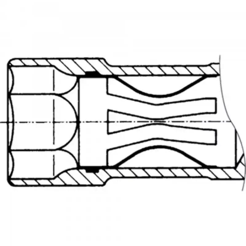 Llave de bujías Hazet 4766-1