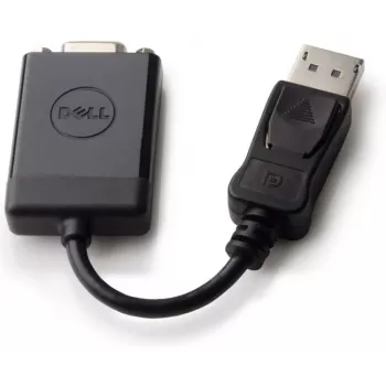 Adaptador de cable de vídeo DELL 492-11715 DisplayPort a VGA negro