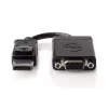 Adaptador de cable de vídeo DELL 492-11715 DisplayPort a VGA negro