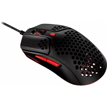 HyperX Pulsefire Haste - ratón gaming (negro-rojo)