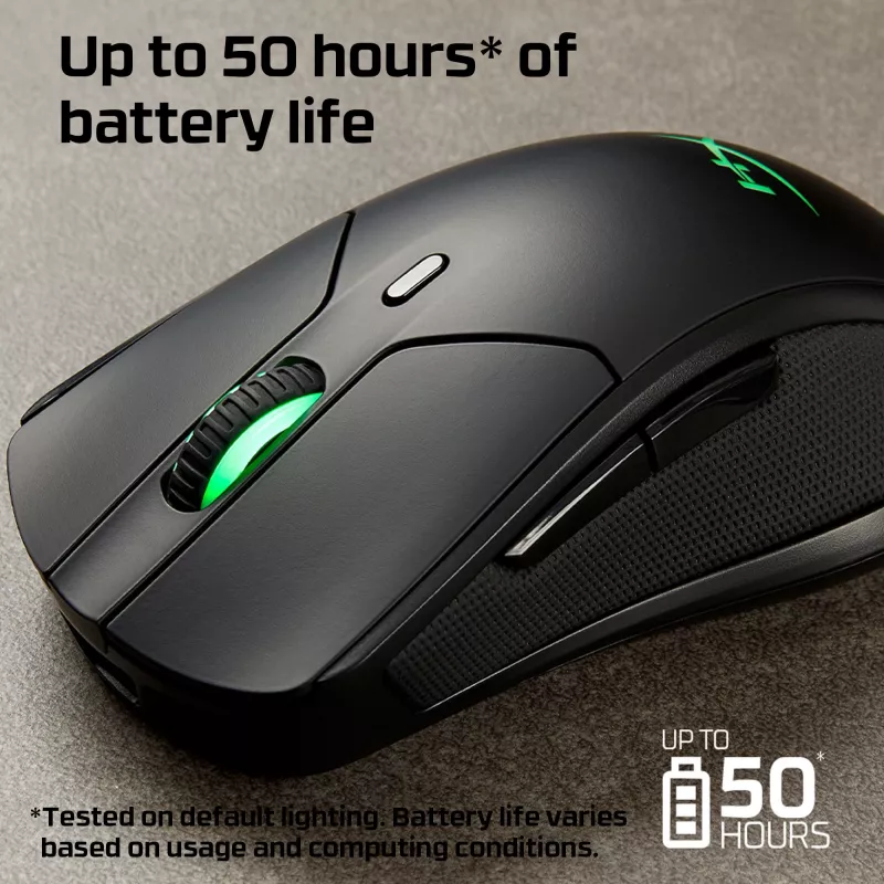 HyperX Pulsefire Dart – ratón gaming inalámbrico (negro)