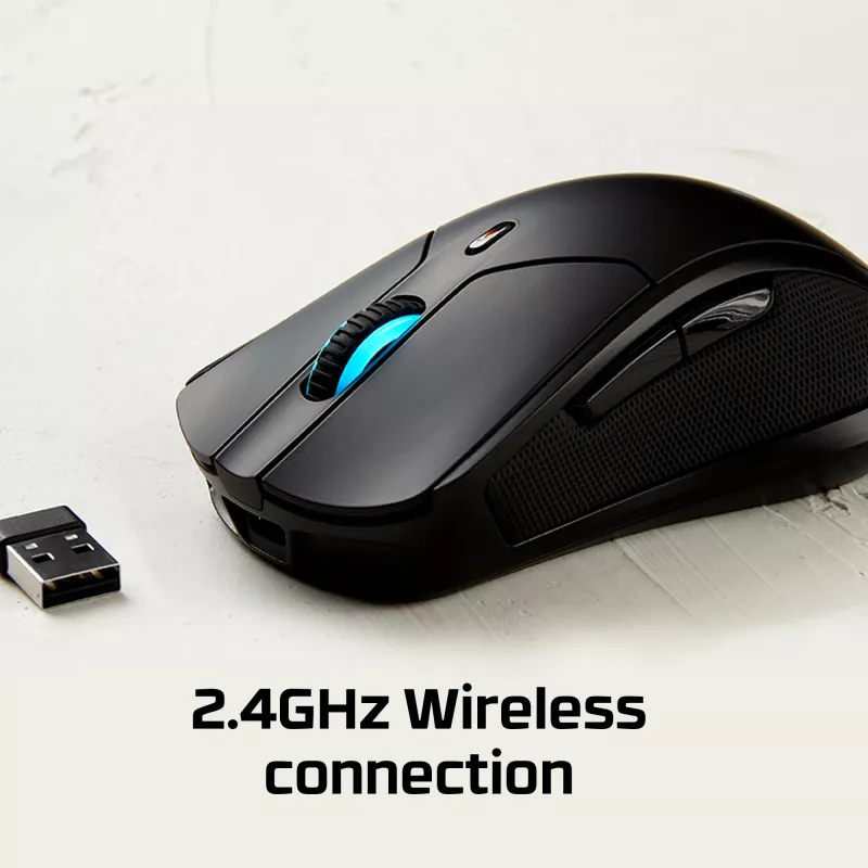 HyperX Pulsefire Dart – ratón gaming inalámbrico (negro)
