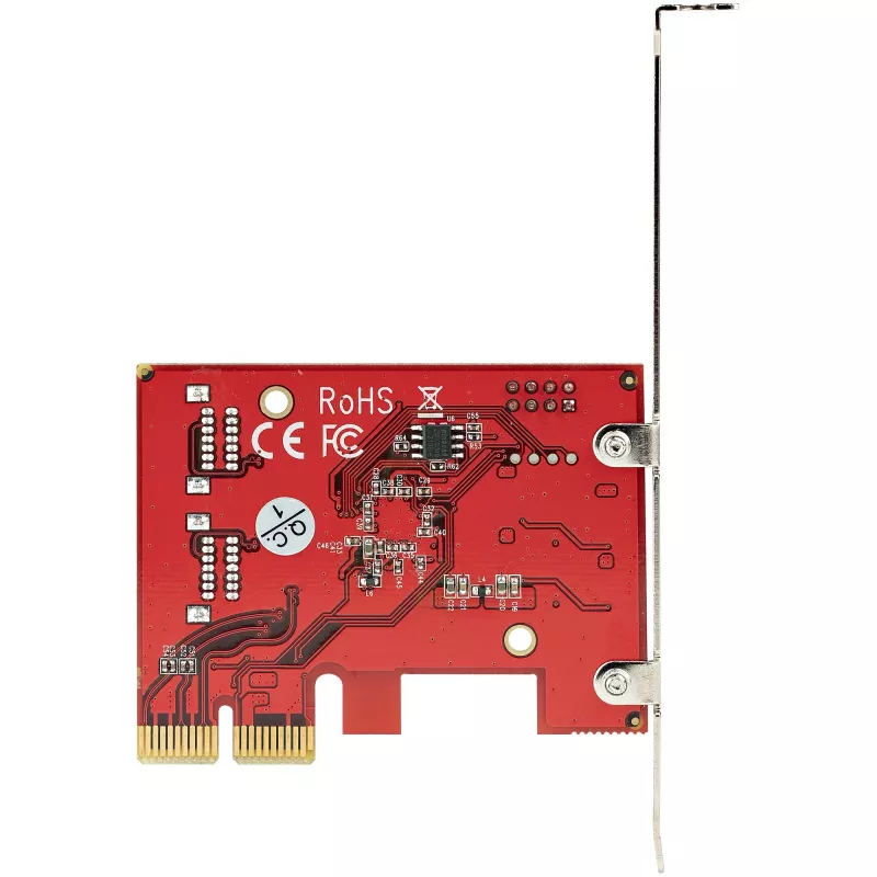 Tarjeta SATA PCIe StarTech.com - tarjeta de expansión SATA PCIe de 4 puertos - 6 Gbit/s - perfil bajo - conectores SATA apilados - ASM1164 Non-RAID - convertidor PCI Express a SATA