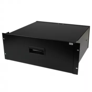 StarTech.com cajón de almacenamiento de acero negro 4U para racks y armarios de 19