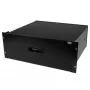 StarTech.com cajón de almacenamiento de acero negro 4U para racks y armarios de 19
