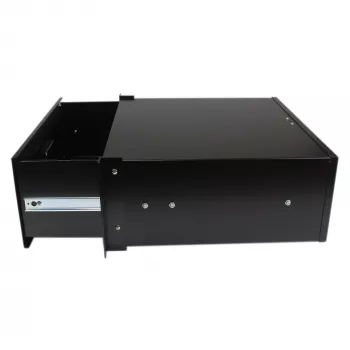 StarTech.com cajón de almacenamiento de acero negro 4U para racks y armarios de 19