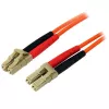 StarTech.com cable de fibra óptica 5 m - multimodo dúplex 50/125 - cable jumper de fibra LSZH - LC/LC
