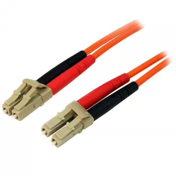 StarTech.com cable de fibra óptica 5 m - multimodo dúplex 50/125 - cable jumper de fibra LSZH - LC/LC
