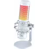 HyperX QuadCast S - micrófono USB (blanco-gris) - iluminación RGB