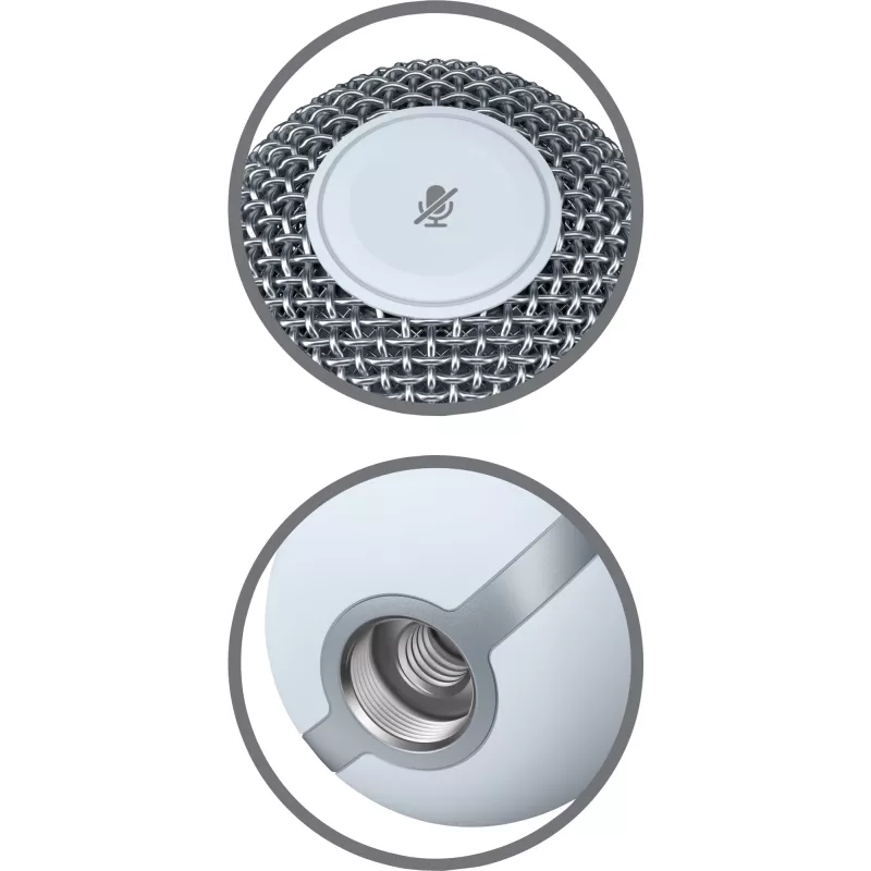 HyperX SoloCast – micrófono USB (blanco)