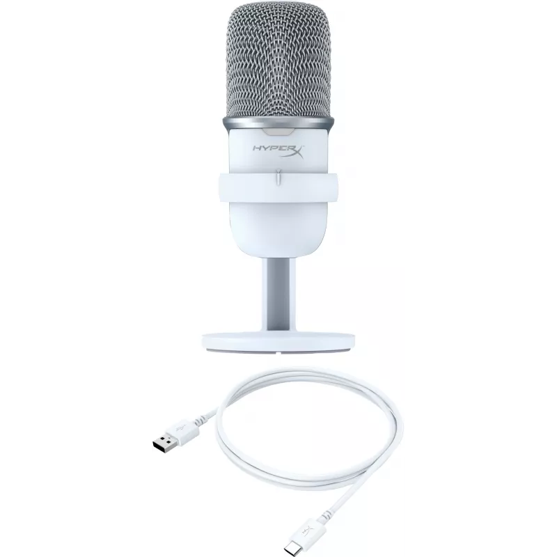 HyperX SoloCast – micrófono USB (blanco)