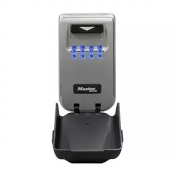 Caja fuerte de pared MASTER LOCK mediana con mando giratorio iluminado y llavero Select Access® gris