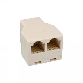 InLine distribuidor modular 1x conector hembra RJ12 / 2x conector hembra RJ12 69999B