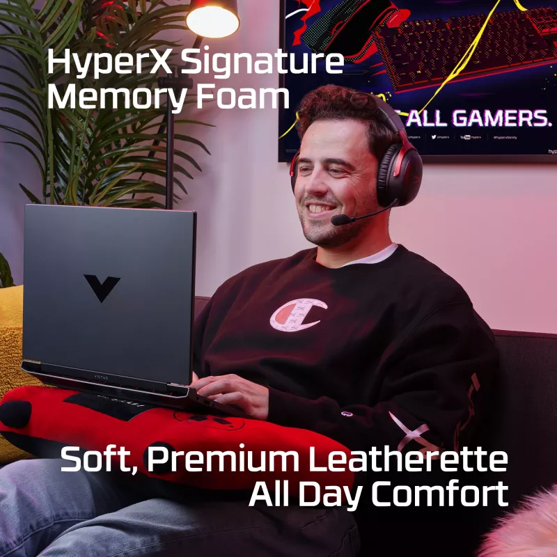 HyperX Cloud III Wireless - auriculares gaming, negro; rojo, China, circumaurales, cerrados, activos, 155 mm