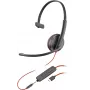 HP Poly Blackwire C3215 auriculares monoaurales + bolsa de transporte (Bulk), con cable, oficina/callcenter, 87 g, auriculares, negro