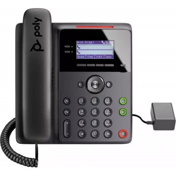 Teléfono IP Poly Edge B20 — 2 líneas PoE, LCD 2,8
