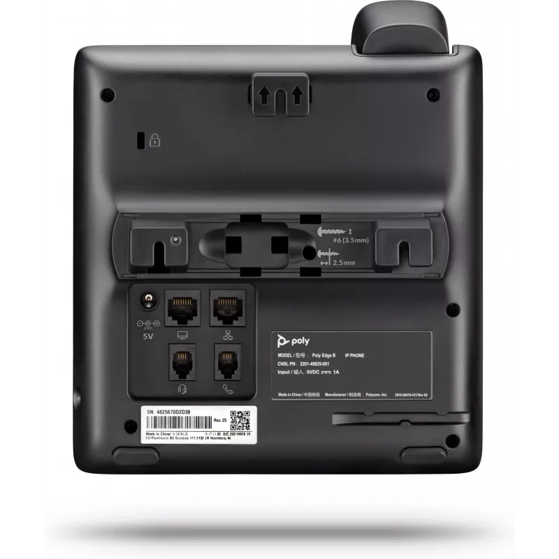 Teléfono IP Poly Edge B20 — 2 líneas PoE, LCD 2,8
