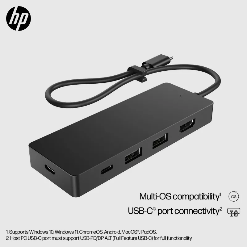 HP 86S97AA USB-C Travel Hub G3 replicador de puertos, HDMI
