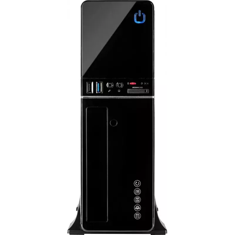 Caja de PC Inter-Tech IT-607 sobremesa negra