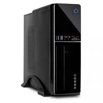 Caja de PC Inter-Tech IT-607 sobremesa negra