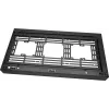 Caja de PC mini torre INTER-TECH IM-2 Expander, Mini-ITX/Micro ATX, compatible con fuentes de alimentación ATX/SFX, unidades de 2,5 inch y 3,5 inch, ventiladores frontal/superior 120/140 mm, negra