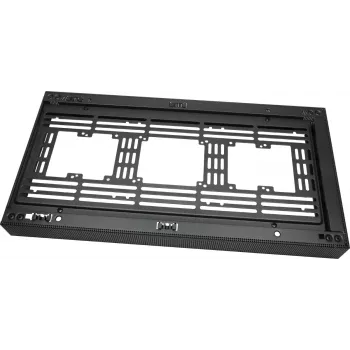 Caja de PC mini torre INTER-TECH IM-2 Expander, Mini-ITX/Micro ATX, compatible con fuentes de alimentación ATX/SFX, unidades de 2,5 inch y 3,5 inch, ventiladores frontal/superior 120/140 mm, negra