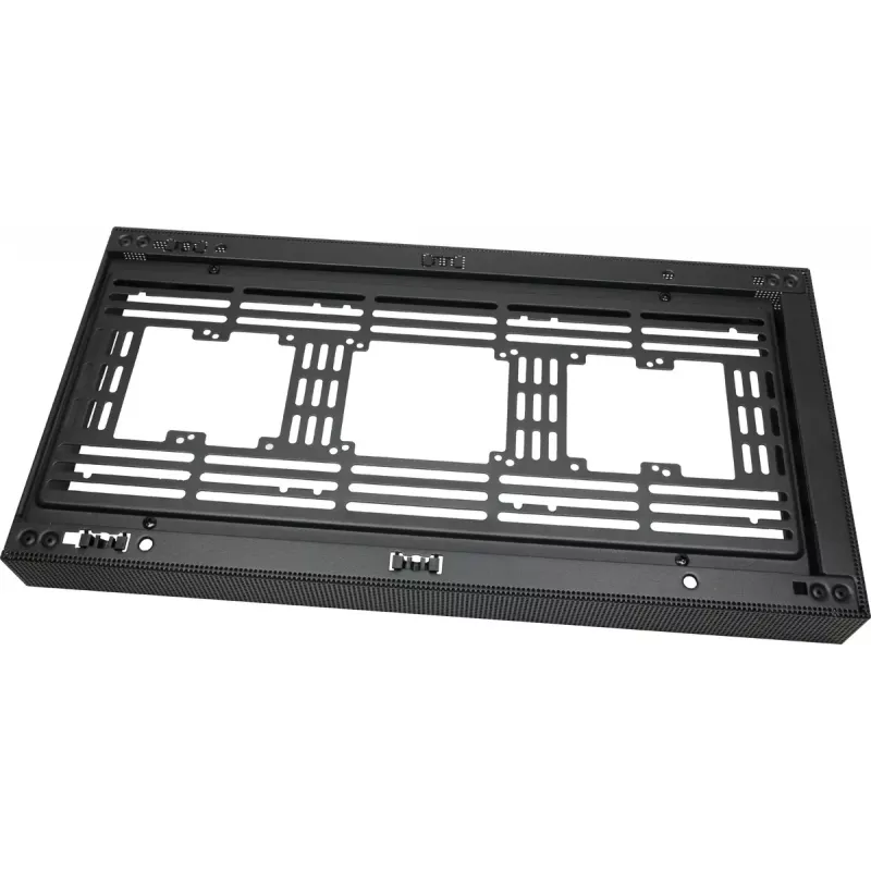 Caja de PC mini torre INTER-TECH IM-2 Expander, Mini-ITX/Micro ATX, compatible con fuentes de alimentación ATX/SFX, unidades de 2,5 inch y 3,5 inch, ventiladores frontal/superior 120/140 mm, negra