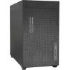 Caja de PC mini torre INTER-TECH IM-2 Expander, Mini-ITX/Micro ATX, compatible con fuentes de alimentación ATX/SFX, unidades de 2,5 inch y 3,5 inch, ventiladores frontal/superior 120/140 mm, negra