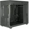 Caja de PC mini torre INTER-TECH IM-2 Expander, Mini-ITX/Micro ATX, compatible con fuentes de alimentación ATX/SFX, unidades de 2,5 inch y 3,5 inch, ventiladores frontal/superior 120/140 mm, negra