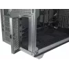 Caja de PC mini torre INTER-TECH IM-2 Expander, Mini-ITX/Micro ATX, compatible con fuentes de alimentación ATX/SFX, unidades de 2,5 inch y 3,5 inch, ventiladores frontal/superior 120/140 mm, negra