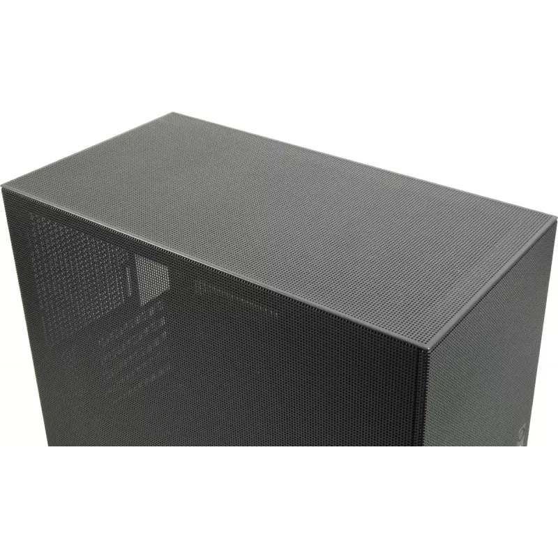 Caja de PC mini torre INTER-TECH IM-2 Expander, Mini-ITX/Micro ATX, compatible con fuentes de alimentación ATX/SFX, unidades de 2,5 inch y 3,5 inch, ventiladores frontal/superior 120/140 mm, negra