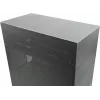 Caja de PC mini torre INTER-TECH IM-2 Expander, Mini-ITX/Micro ATX, compatible con fuentes de alimentación ATX/SFX, unidades de 2,5 inch y 3,5 inch, ventiladores frontal/superior 120/140 mm, negra