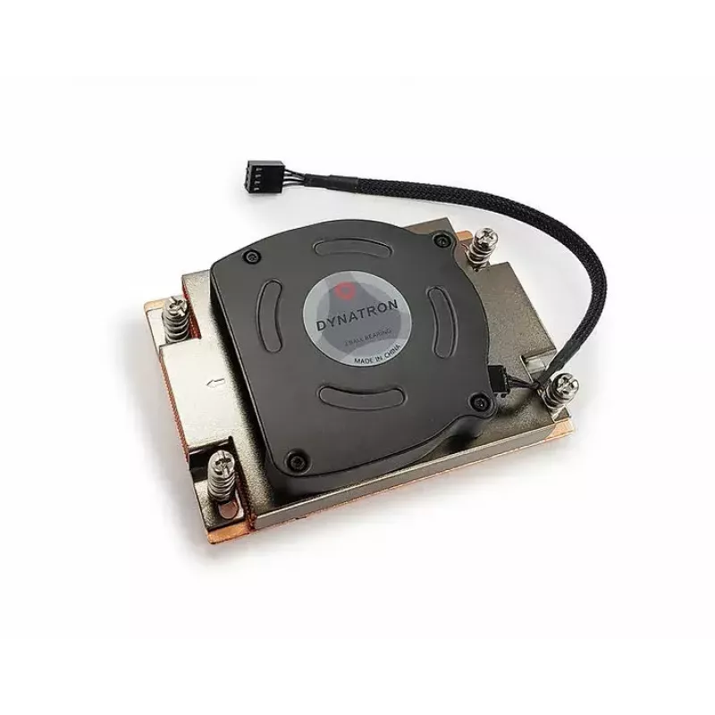 Dynatron A52 disipador de aire activo 1U para CPU AMD SP6/TR5, 8 cm, negro/gris