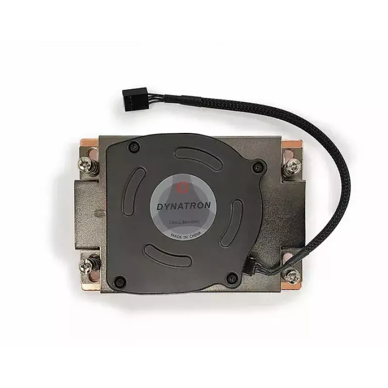 Dynatron A52 disipador de aire activo 1U para CPU AMD SP6/TR5, 8 cm, negro/gris