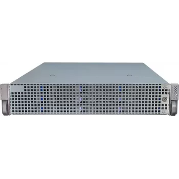 Carcasa de servidor Inter-Tech IPC 2U-2412 Rack Negro, Plata