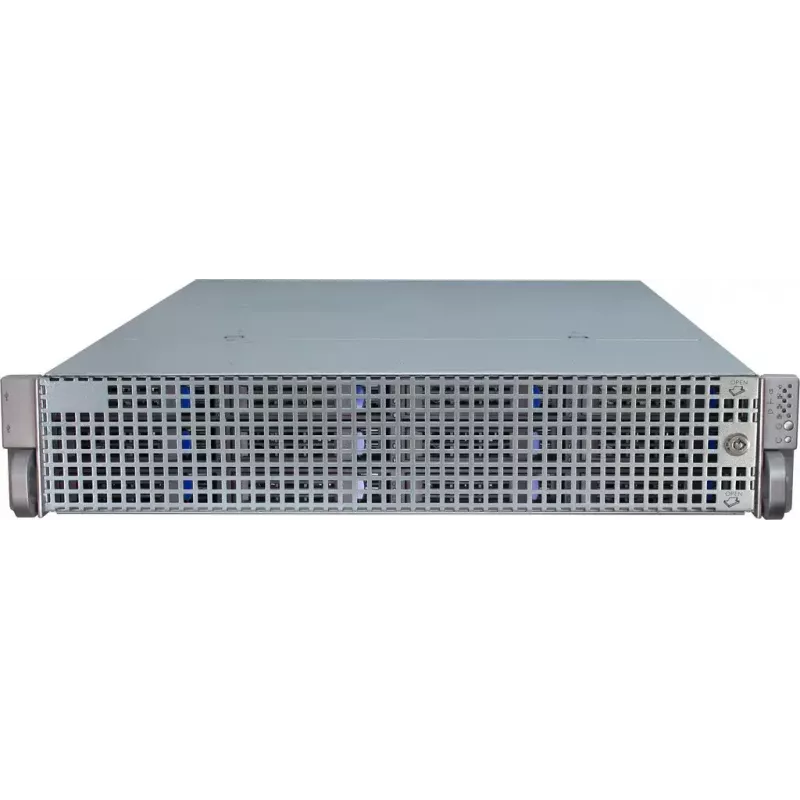 Carcasa de servidor Inter-Tech IPC 2U-2412 Rack Negro, Plata