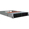 Carcasa de servidor Inter-Tech IPC 2U-2412 Rack Negro, Plata