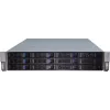 Carcasa de servidor Inter-Tech IPC 2U-2412 Rack Negro, Plata