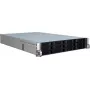 Carcasa de servidor Inter-Tech IPC 2U-2412 Rack Negro, Plata