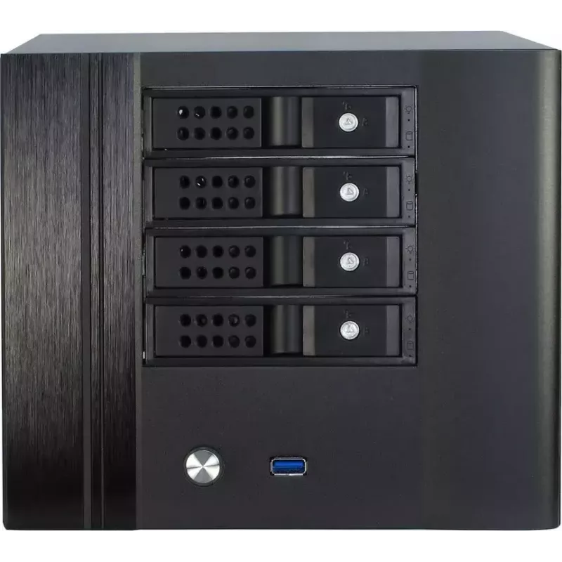 Carcasa de PC Inter-Tech SC-4004 Small Form Factor Negro