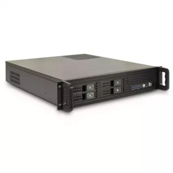 Rack de servidor Inter-Tech 2U-2504 Negro 480x527x89mm Ventilador de 60mm