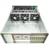 Carcasa de ordenador Inter-Tech 4F28 Rack Negro, Plata
