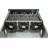 Carcasa de ordenador Inter-Tech 4F28 Rack Negro, Plata