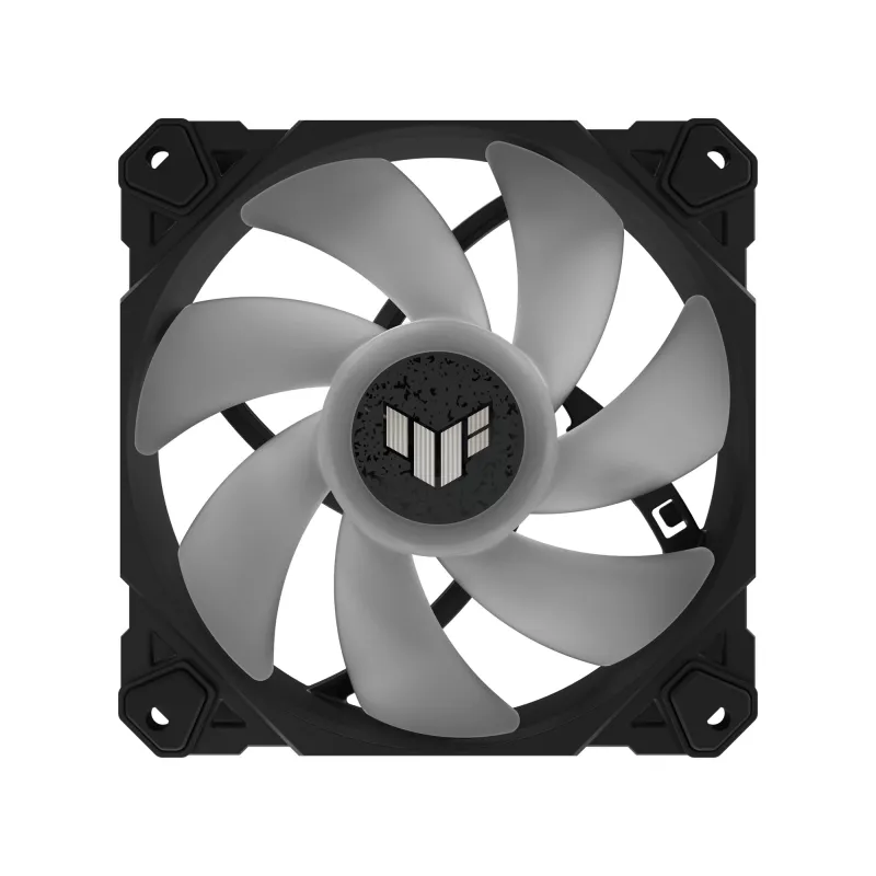 Ventilador ASUS TUF Gaming TF120 ARGB - kit de tres con controlador ARGB para carcasa de PC refrigeración por aire 12 cm negro