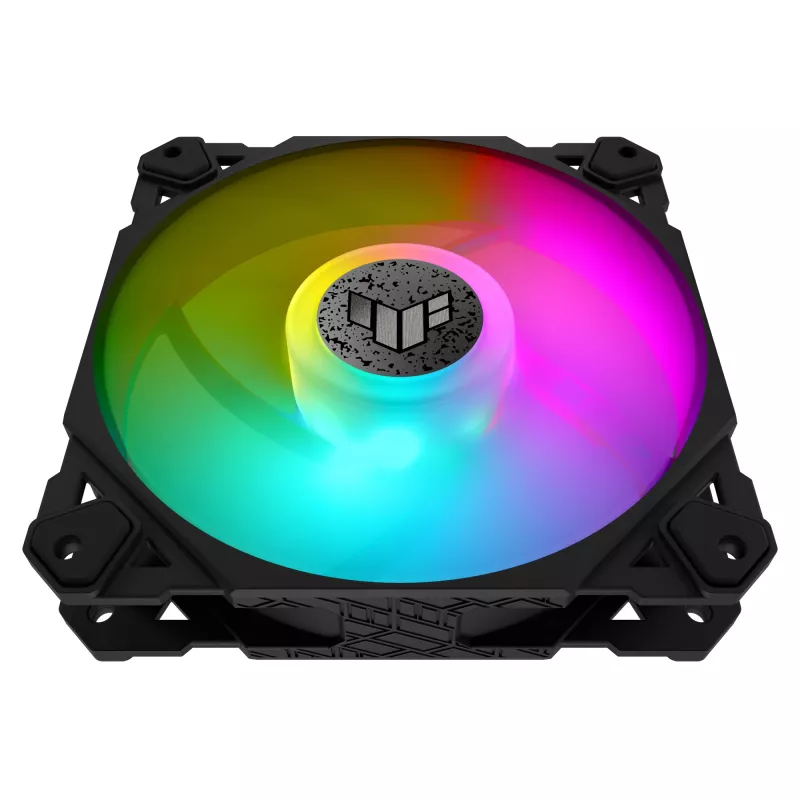 Ventilador ASUS TUF Gaming TF120 ARGB - kit de tres con controlador ARGB para carcasa de PC refrigeración por aire 12 cm negro